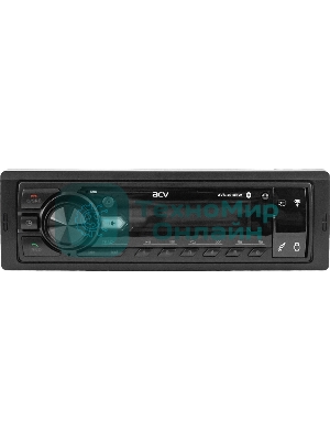 Автомагнитола ACV AVS-401UBW, 1 DIN, Bluetooth, USB Type-A, AUX