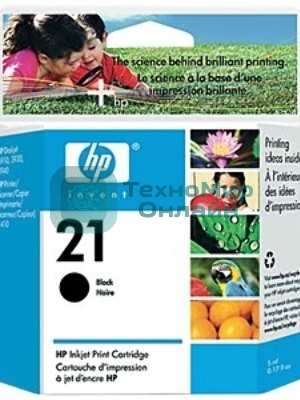 Картридж струйный HP 21 C9351AE черный для HP DJ 3920/3940/PSC 1410
