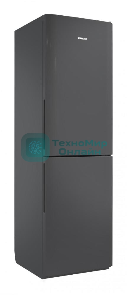 Холодильник Pozis RK FNF-172 графит двухкамерный 220/124л морозилка снизу, No Frost