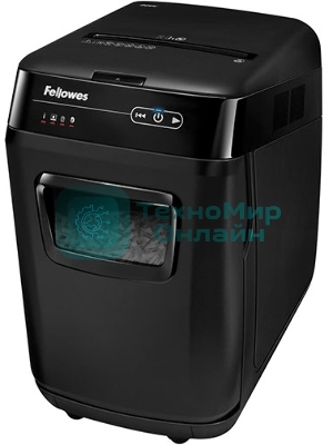 Шредер Fellowes AutoMax 200C (секр.P-4)/фрагменты/200лист./32лтр./пл.карты
