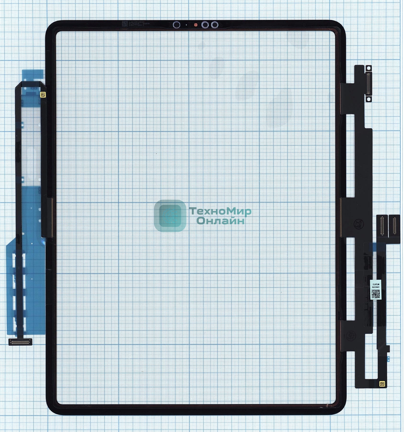 Сенсорное стекло (тачскрин) для Apple iPad Pro 12.9 2018 (A2014 A1895 A1876) черное