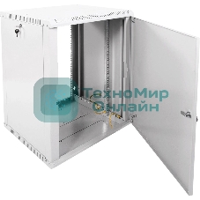 Шкаф ЦМО телекоммуникационный настенный сварной 12U (600 500) съемные стенки, дверь металл