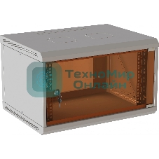 Шкаф коммутационный Suprlan (05-1506) настенный 15U 600x600 мм пер. дв. стекл направл. под закл. гайки 70 кг RAL 7035 535 мм 29.7 кг 750 мм