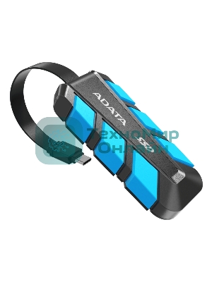 Внешний SSD ADATA SC740, 1TB, USB 3.2 Gen 2 Type-C, R/W 1050/1000, синий