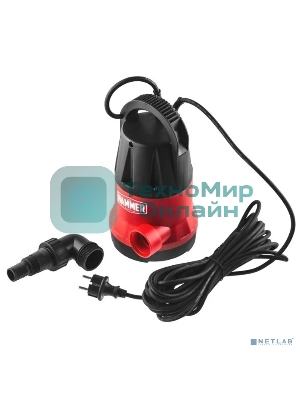 Насос дренажный Hammer NAP250CD 250Вт, 6000л/ч, высота 6м, глубина 7м