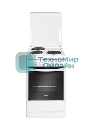 Плита электрическая Gefest 5140 белый, конфорок 3 электрических, духовка 55 л, 50 см x 85 см x 58.5 см