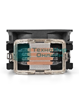 Кулер для процессора ExeGate Dark Magic EE400XL-PWM.ARGb серебристый, 120 мм, алюминий/медь, 2400 об/мин, 37 дБ, 4 pin, 125 Вт, 155 мм