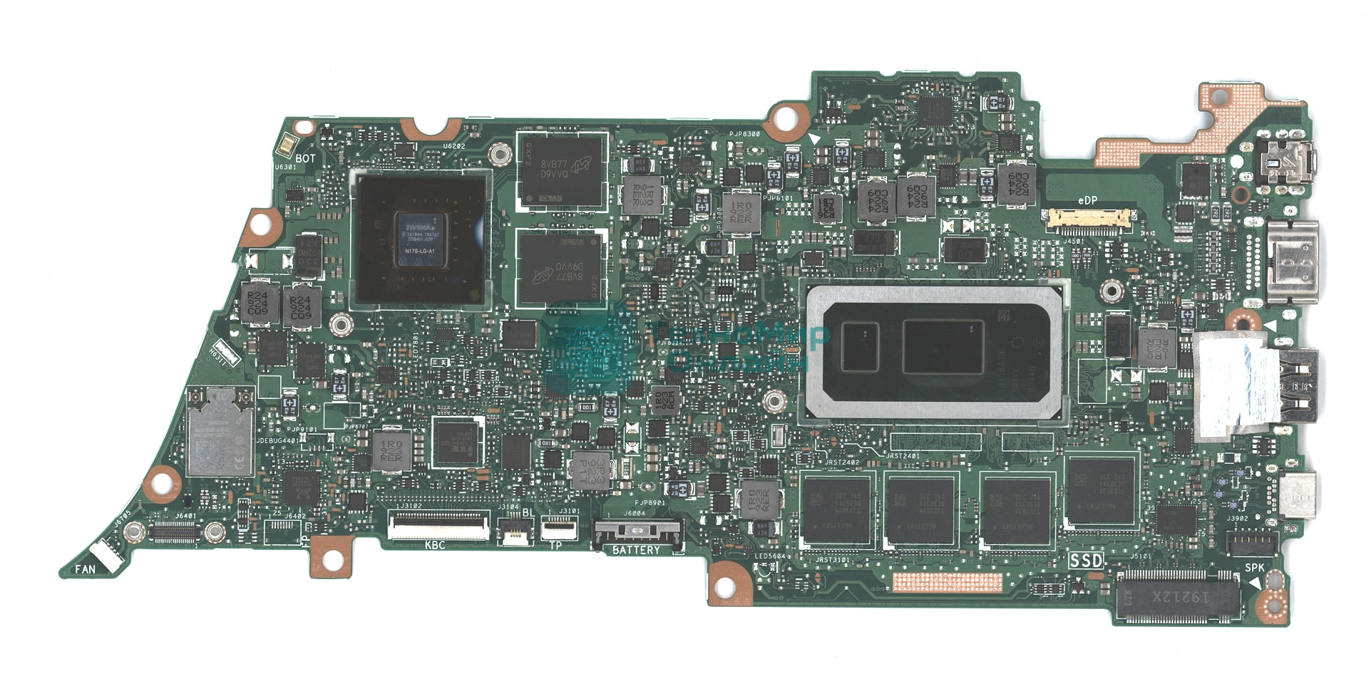 Материнская плата для Asus UX433FN 16G/I5-8265U