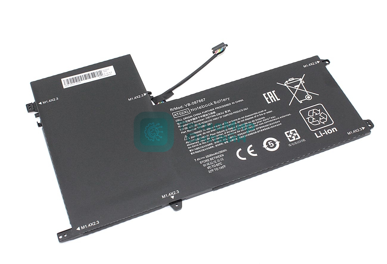 Аккумуляторная батарея для ноутбука HP ElitePad 900 G1 (HSTNN-C75C) 7.4V 3500mAh OEM