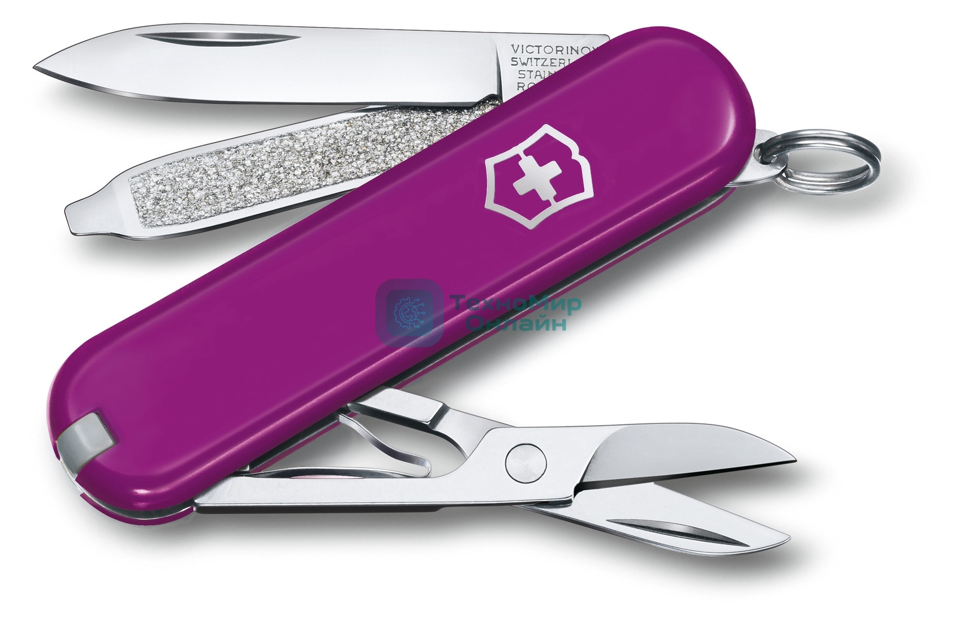 Нож перочинный Victorinox Classic Tasty Grape (0.6223.52G) 58мм 7 функций карт.коробка