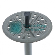 Дюбель Гриб Сибртех для крепления утеплителя, 100 мм 45 шт/уп