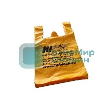 Пакет майка Hi-Black 38x60 см (100 штук) ВНИМАНИЕ в одной упаковке 100 шт.