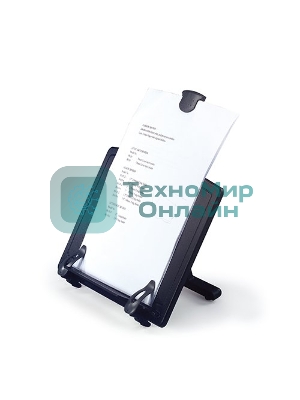 Держатель д/бумаг Aidata BH001B (настольный, зажим д/книг, черный)