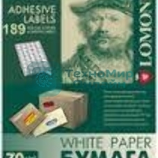 Самоклеящаяся бумага Lomond универсальная для этикеток, A4, 189 делен. (25.4 х 10 мм), 70 г/м2, 50 листов