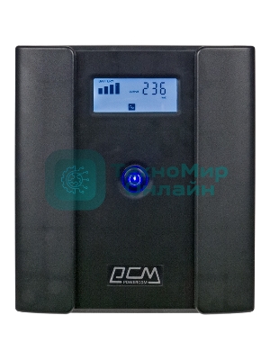 Источник бесперебойного питания Powercom Raptor RPT-1025AP LCD EURO