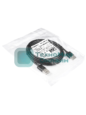Кабель USB 2.0 ExeGate EX284930RUS EX-CC-USB2-AMAM-1.8 (Am/Am, 1,8м)