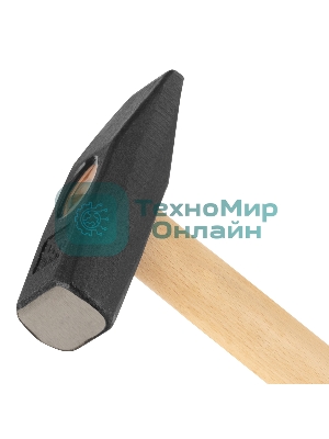 Молоток слесарный Сибртех, 800 г, квадратный боек, деревянная рукоятка