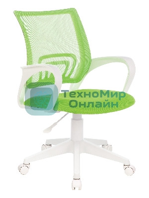 Кресло Бюрократ CH-W695NLT TW-03A TW-18 салатовый, сетка/ткань, 120 кг, механизм качания