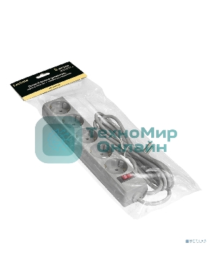 Сетевой фильтр Exegate SP-5-5G (5 розеток, 5 м, евровилка, серый)