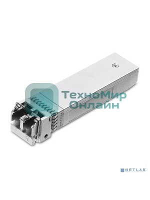 Трансивер TP-Link 10G SFP+ Module, LC connector, 50/125um or 62.5/125um Multi-mode, 850nm wavelength, distance up to 300m.
