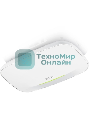 Точка доступа Zyxel NebulaFlex NWA130BE, WiFi 7, 802.11a/b/g/n/ac/ax/be (2,4 и 5 ГГц), MU-MIMO, антенны 2x2, до 688+4320 Мбит/с, 2xLAN 2.5GE, PoE