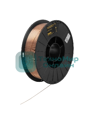 Омедненная проволока Denzel ER70S-6, диам. 0,8 мм, 5 кг, диам. катушки D200