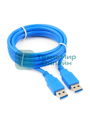 Кабель Gembird/Cablexpert Pro AM/AM, 1.8м, экран, синий