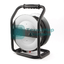 Удл. на мет. катушке “Power Cube” IP44 16А 30м резина 3*2,5мм2 4 роз. с/з