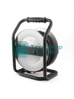 Удл. на мет. катушке “Power Cube” IP44 16А 30м резина 3*2,5мм2 4 роз. с/з