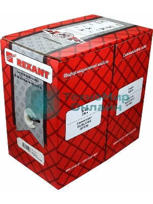 Кабель Rexant UTP cat.5e 4 пары (305м) 0.51 мм