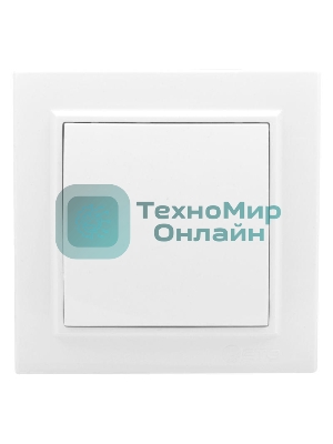 Выключатель 1-клавишный СП,10А, белый EKF Basic Минск