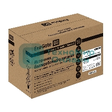 Источник бесперебойного питания ExeGate Power Smart ULB-1000.LCD.AVR.2SH.RJ.USB 1000VA/550W, LCD, AVR, 2*Schuko,RJ45/11,USB, черный