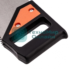 Ножовка по дереву Sparta 400 мм, 5-6 TPI, каленый зуб, пластиковая рукоятка