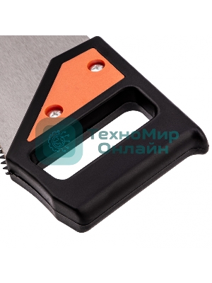 Ножовка по дереву Sparta 400 мм, 5-6 TPI, каленый зуб, пластиковая рукоятка