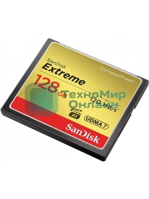 Флеш карта CF 128Gb SanDisk Extreme 120Mb/s