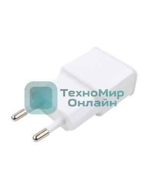Сетевое зарядное устройство Cablexpert MP3A-PC-11 100/220V - 5V USB 2 порта, 2.1A, белый