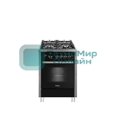 Плита газовая Gefest ПГ 6700-04 черный, конфорок 4 шт, духовка 52 л, 60 см x 85 см x 60 см