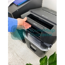 Шредер Heleos АП37-4 черный/серебристый с автоподачей (секр.P-4) фрагменты 220лист. 37лтр. скрепки скобы пл.карты