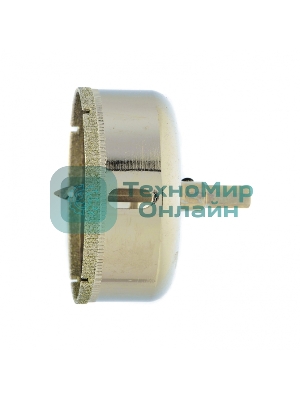 Сверло по керамической плитке и стеклу Сибртех, 68 х 55 мм, 6 гр.хв-к, с центр. сверлом