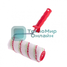 Валик Сибртех Эмали, 180 мм, ворс 12 мм, D 48 мм, D ручки 8 мм, полиамид, полиакрил