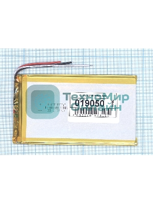 Аккумулятор Li-Pol (батарея) 2.5x60x100 мм 3pin 3.7V/2500mAh
