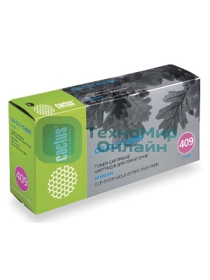 Картридж лазерный Cactus CS-CLT-C409S голубой (1000 стр.) для принтеров Samsung CLP-310/315/CLX-3170/3175/3175FN