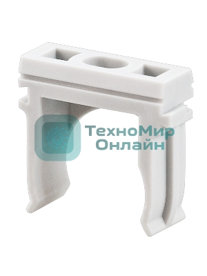 Крепеж-клипса для труб Rexant, Ø20 мм, серый, 100 шт./уп.