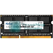 Оперативная память NETAC Basic, DDR3L, 8GB (1x8GB), 1600MHz, CL11, SO-DIMM