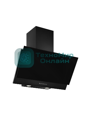 Вытяжка каминная Elikor Рубин S4 90П-700-Э4Д антрацит/черное стекло управление: кнопочное (1 мотор)