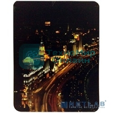 Коврик для мыши Buro BU-M80007 пластиковый ночной город 230х180х2мм
