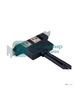 Планка USB 3.0 на заднюю панель низкопрофильная Cablexpert CC-USB3-RECEPTACLE-LP, 2 порта USB