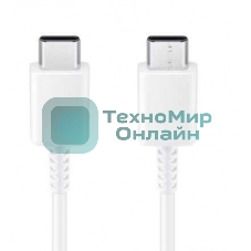 Кабель Samsung EP-DA705BWRGRU USB Type-C (m) USB Type-C (m) 1м белый (упак.:1шт)