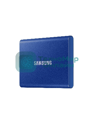 Внешний SSD Samsung T7, 1TB, USB 3.2 Gen 2 Type-C, R/W 1050/1000, синий