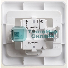 Выключатель 1-кл. СП Этюд 10А IP20 белый SchE BC10-001B